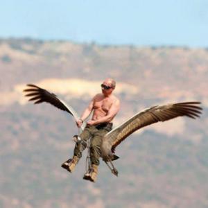 PutinRidingCrane
